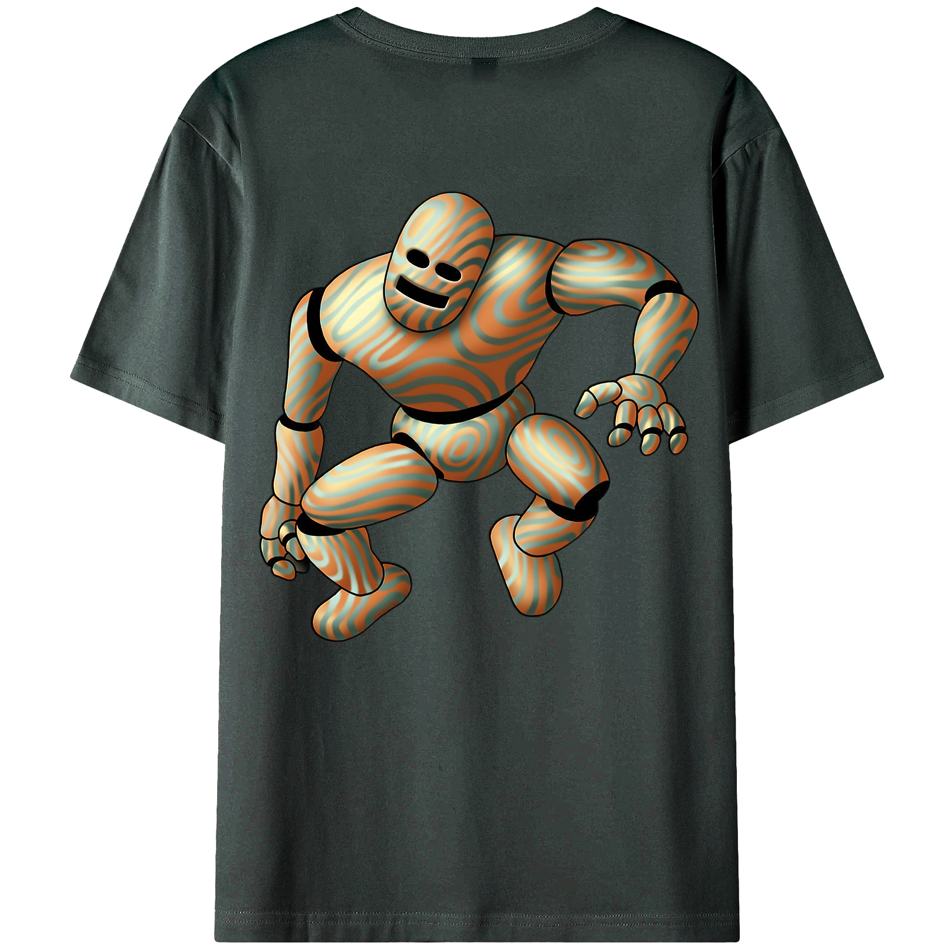 （画像用） ドラゴンクエスト Doragon Kuesuto Dragon Quest 綿100％ メンズ半袖Tシャツ（バックプリント） 通気性